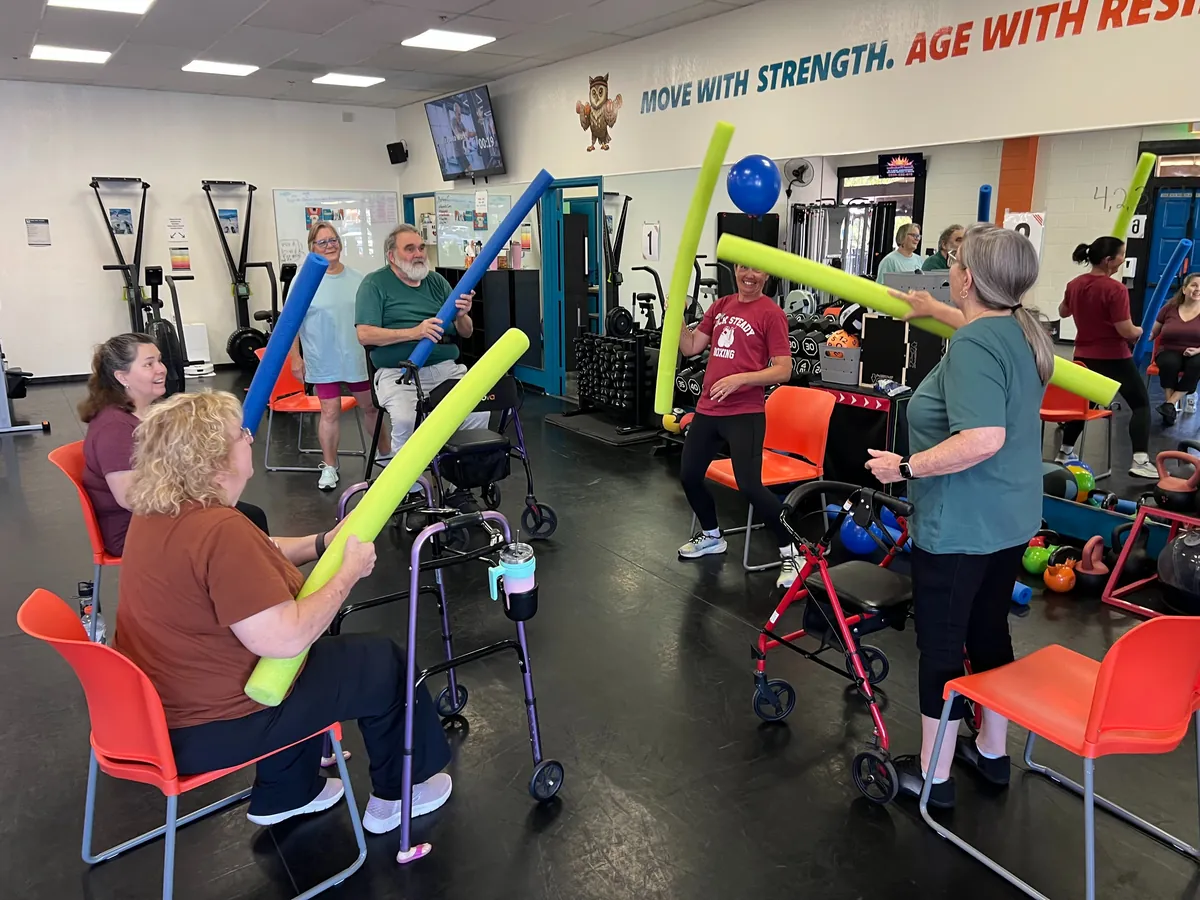 A Hoot Camp group class at Wise Owl Fit